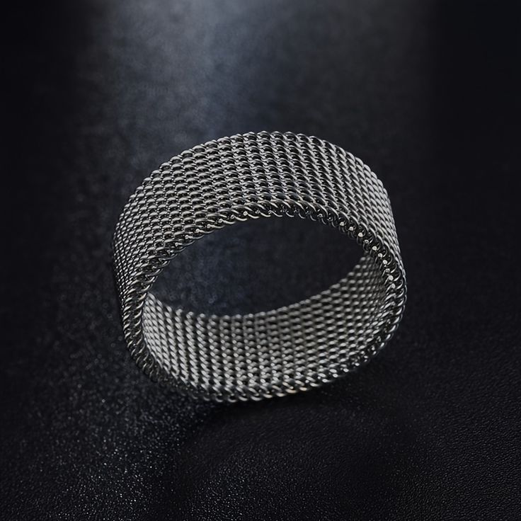 Anillo Urban "Metal Mesh"