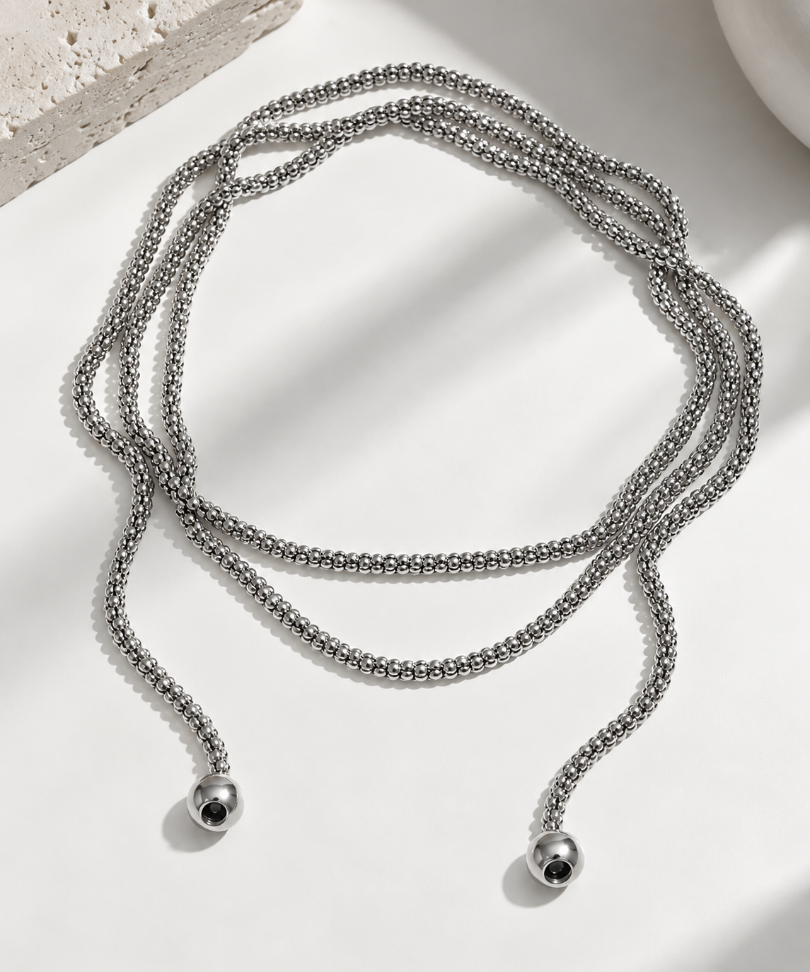 Collar Ajustable Ashly Silver