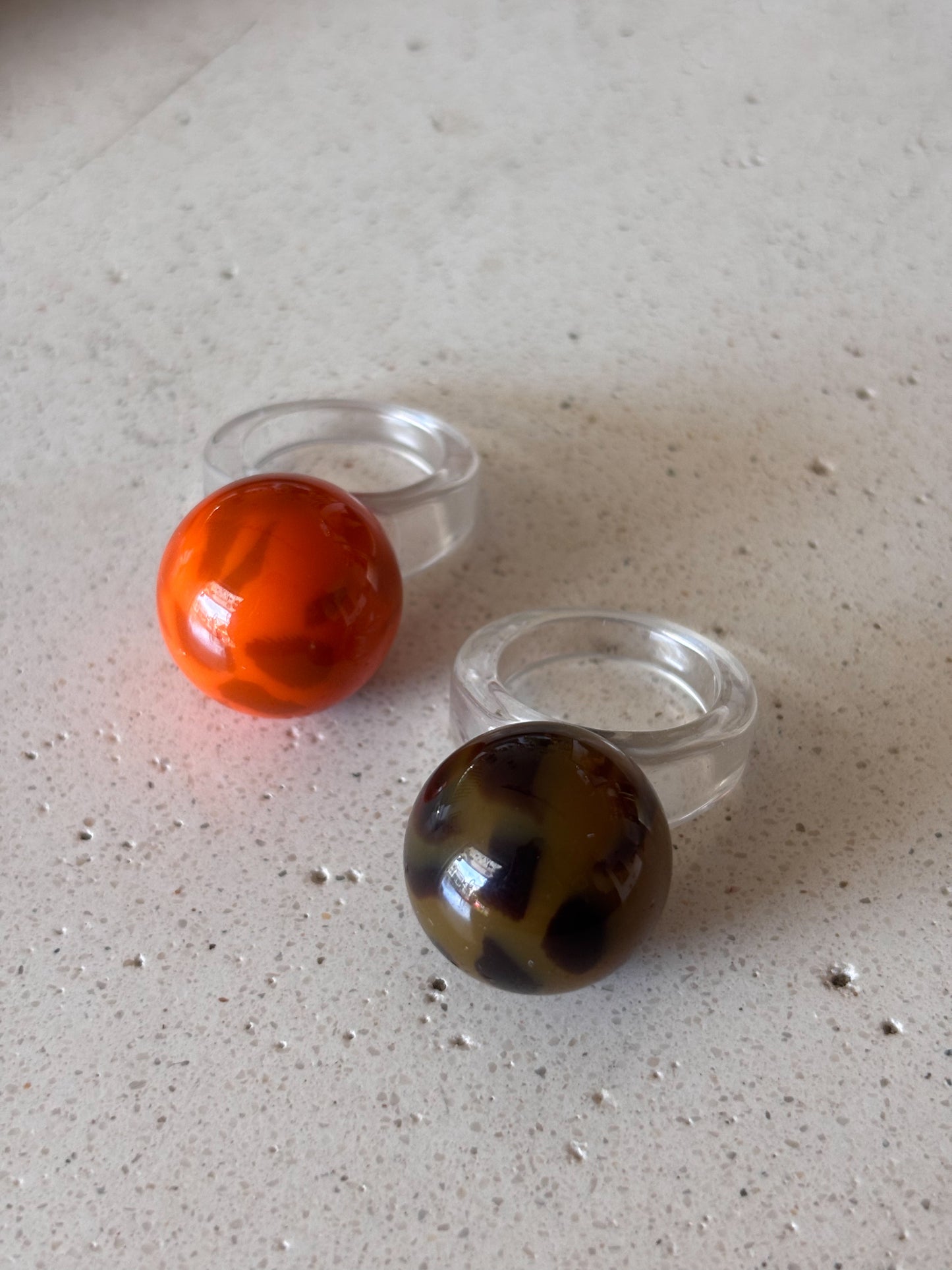 Anillo “ Brown lollipop”