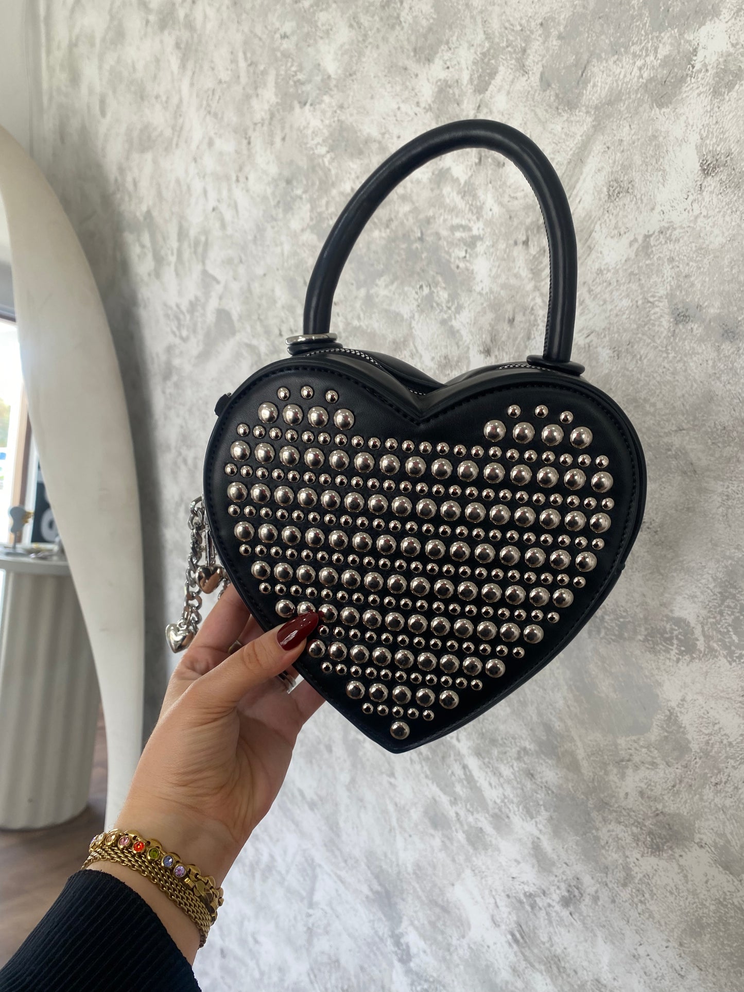 Bolso de Mano" Dark Heart"