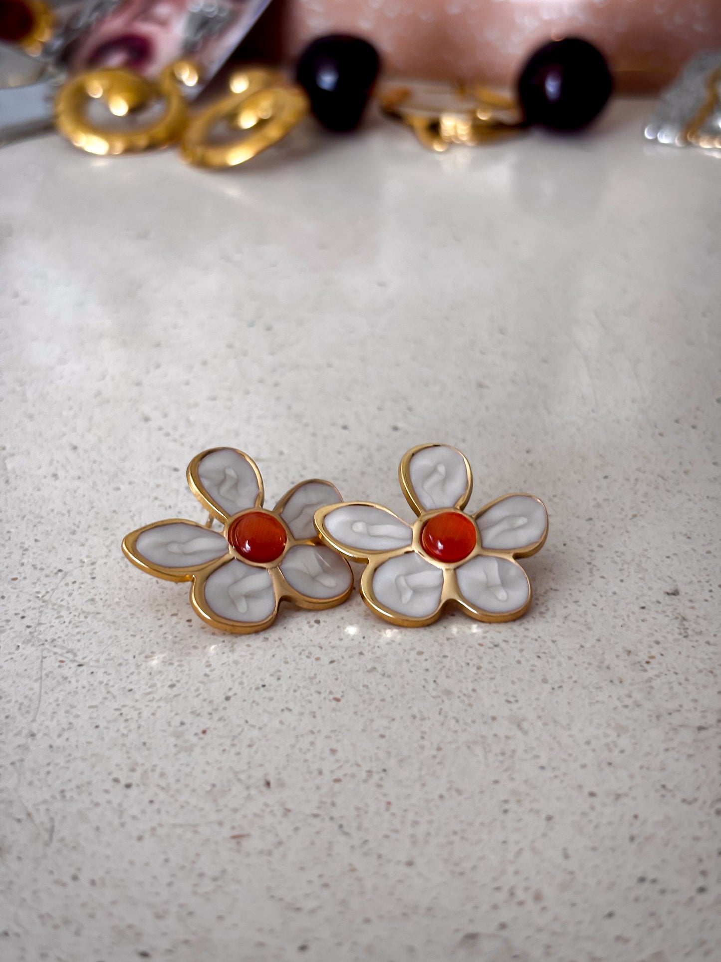 Pendientes "Drip Flower"