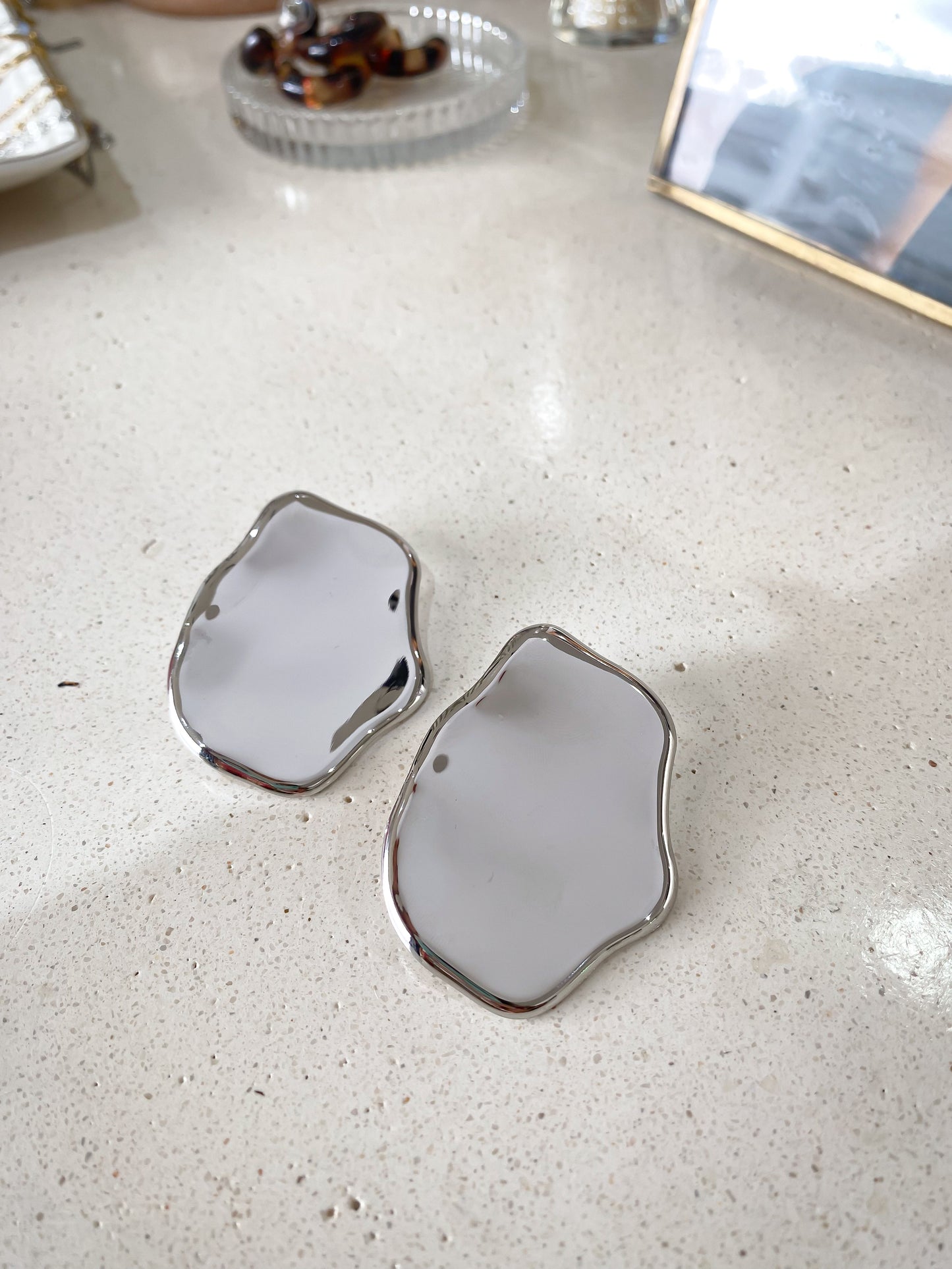 Pendientes Silver Jade