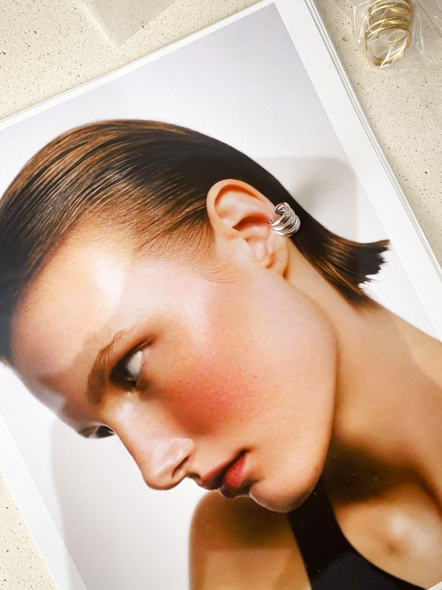 Earcuff Triple Silver