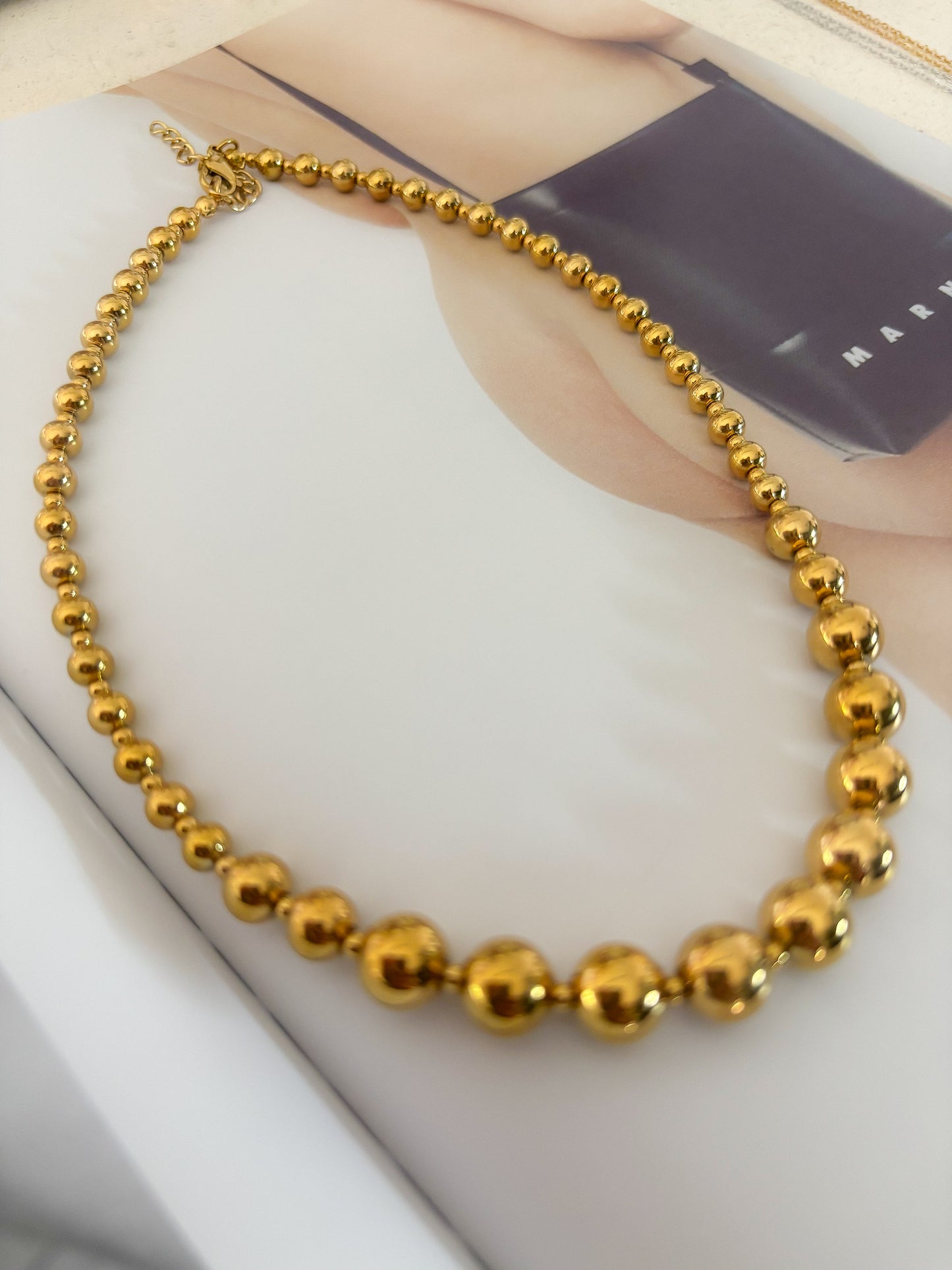 Collar Gold Heavy Balins