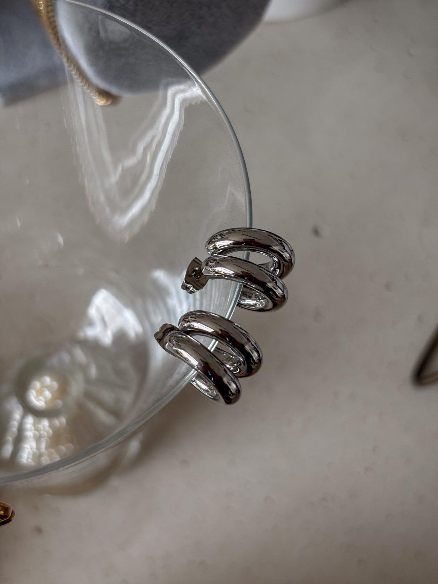 Pendientes Mini Double C