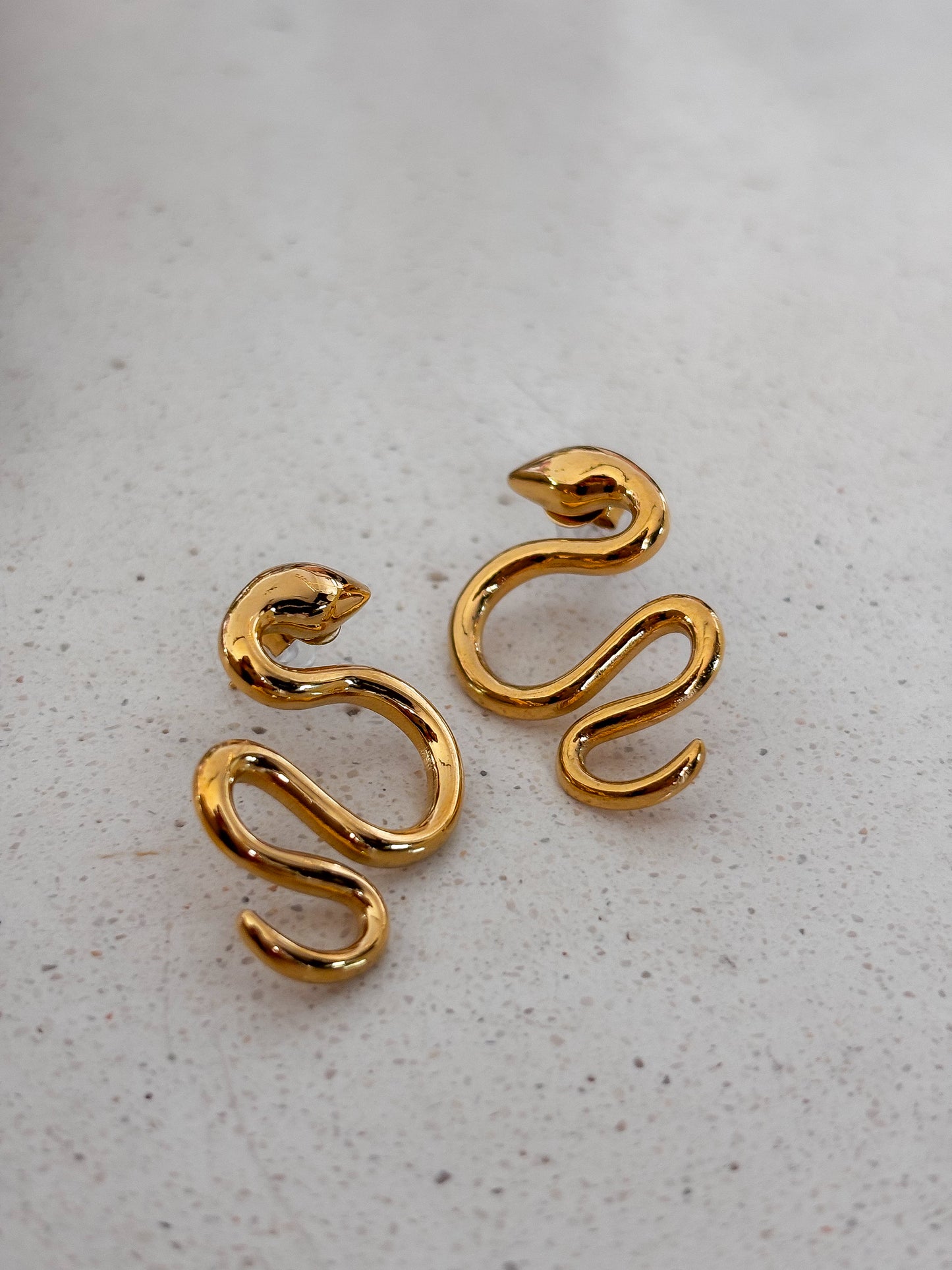 Aretes Gold Snake