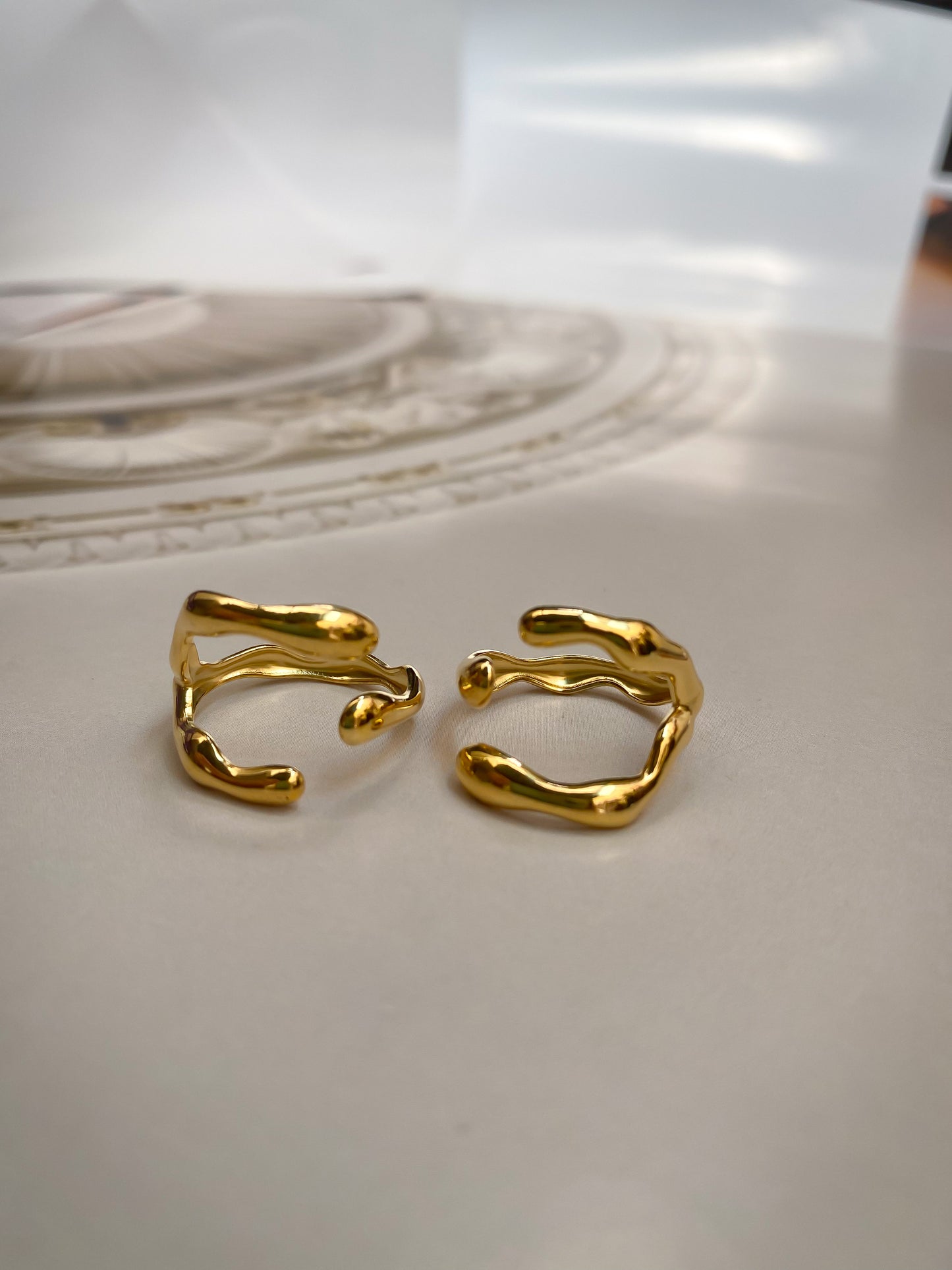 Anillo " Drip Triple"