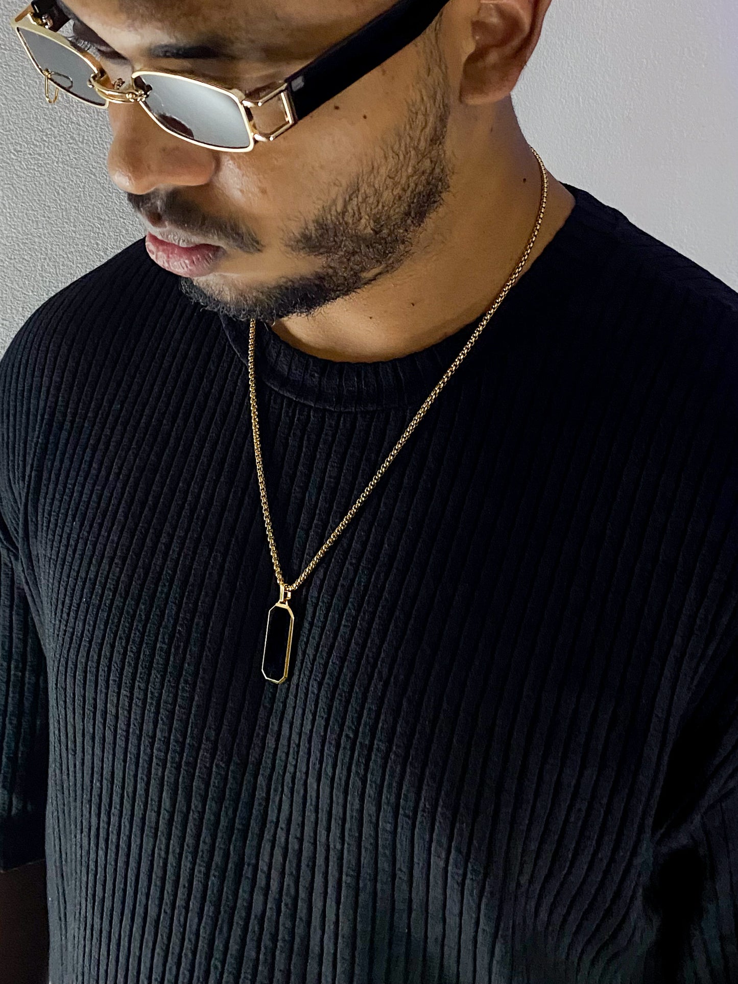 Cadena Urban “Black Stone Gold”