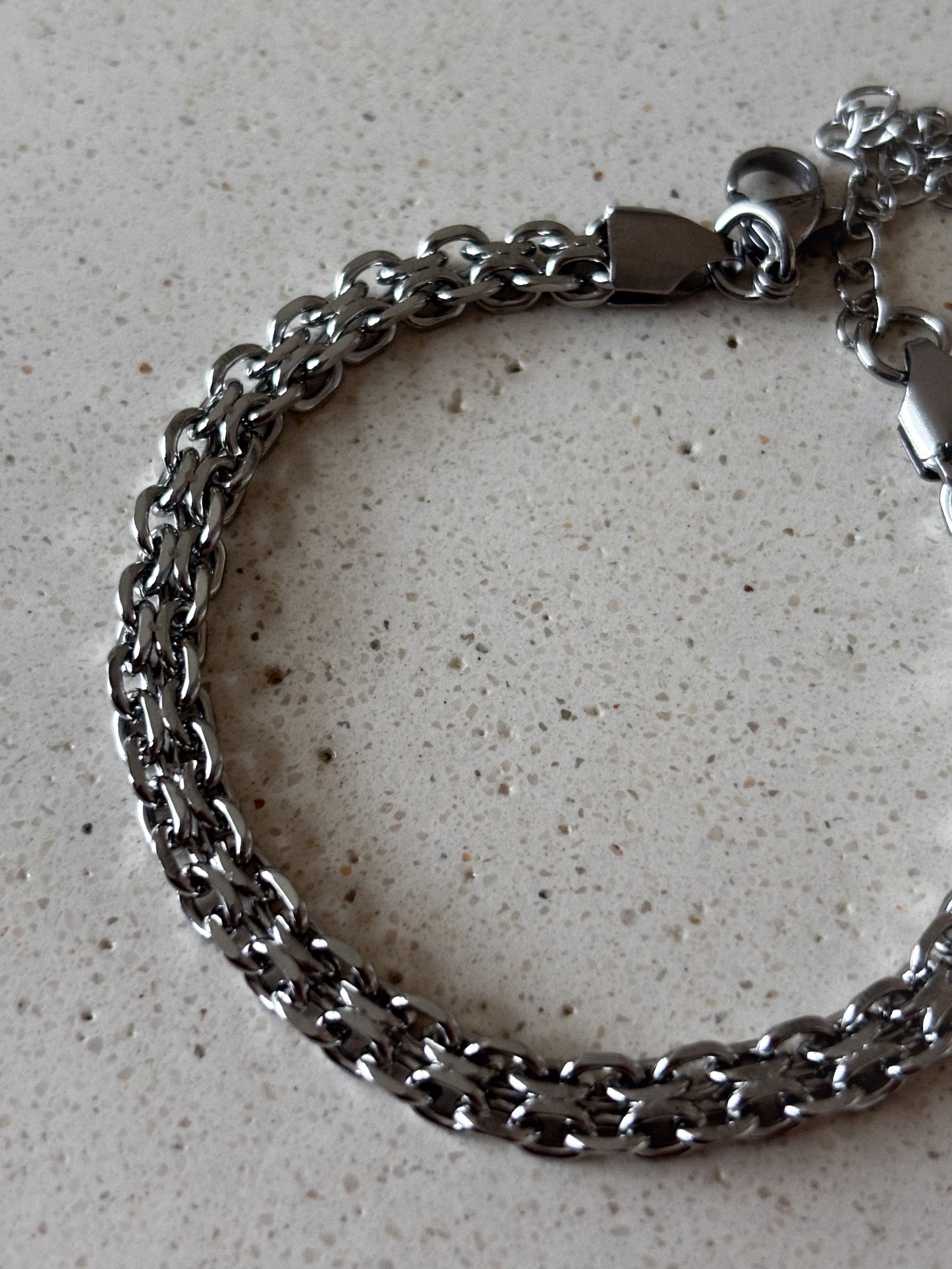Brazalete Tubing Silver