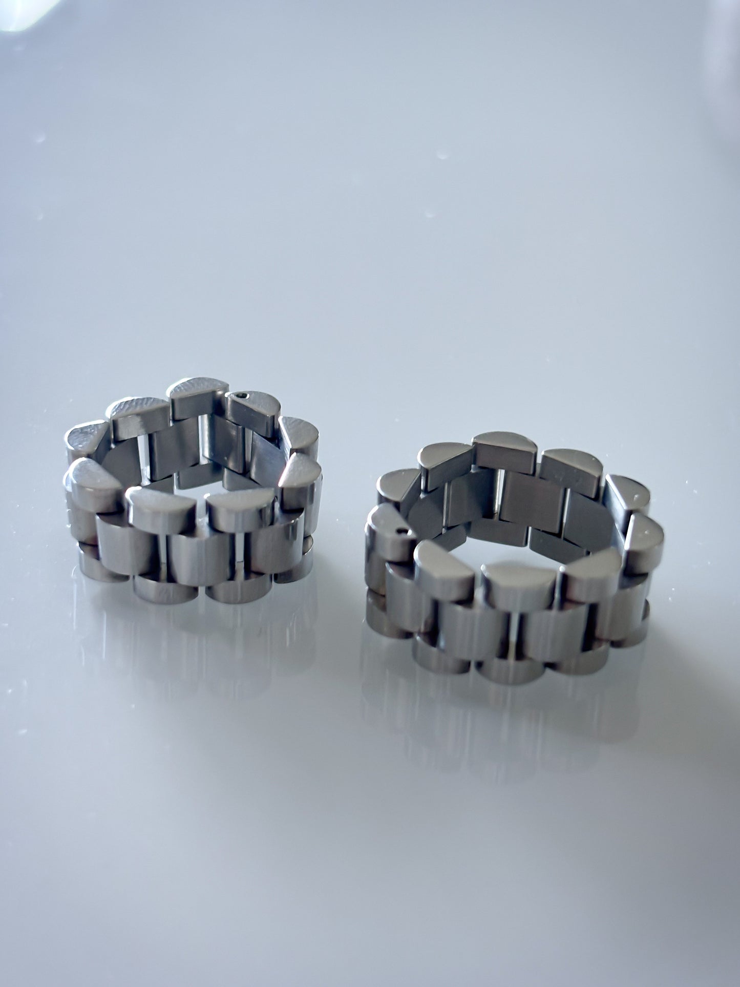 Anillo Silver Clock
