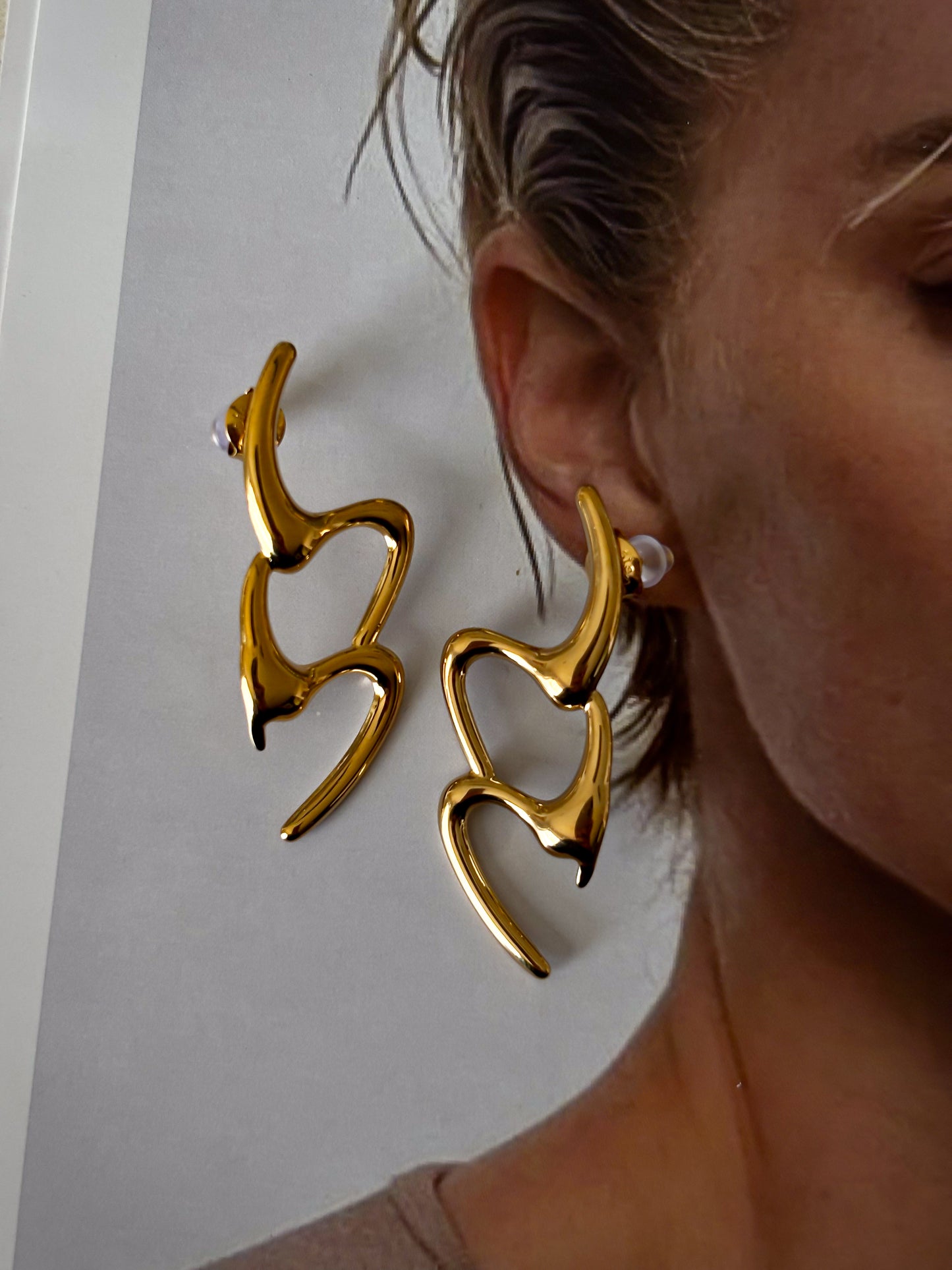 Pendientes Gold galactic