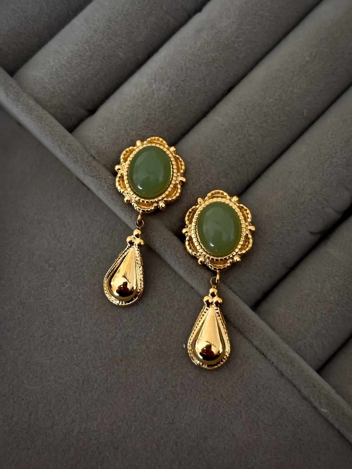 Pendientes Green Mirror