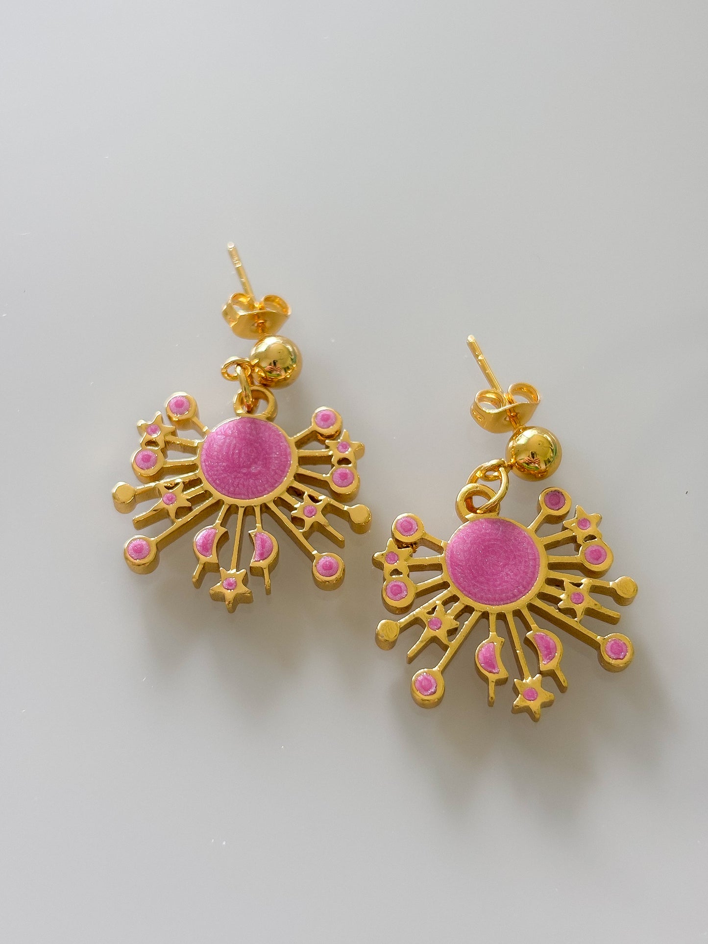 Aretes Pink Sign