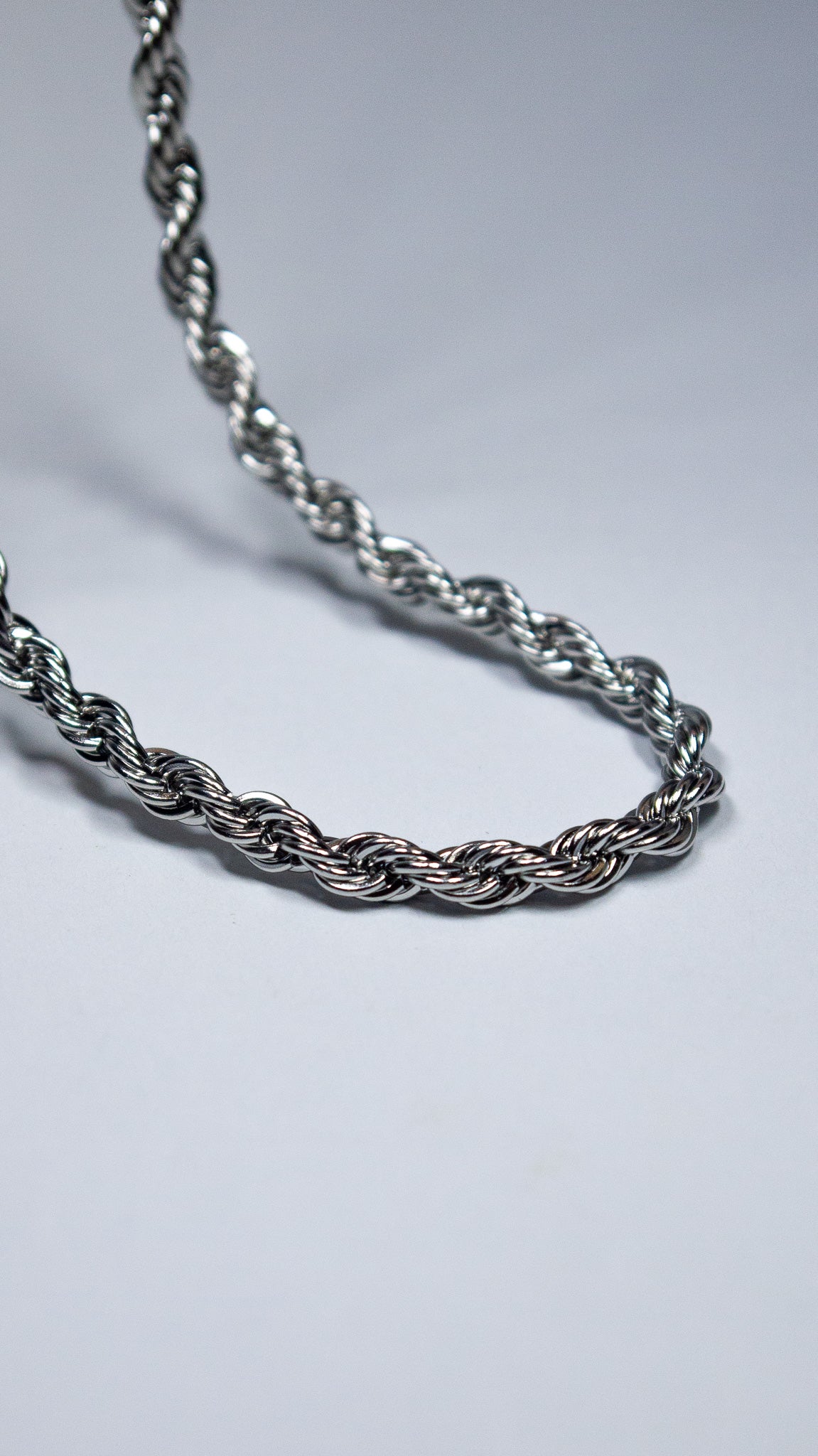 Cadena Urban “Big Silver Cordón Twist"
