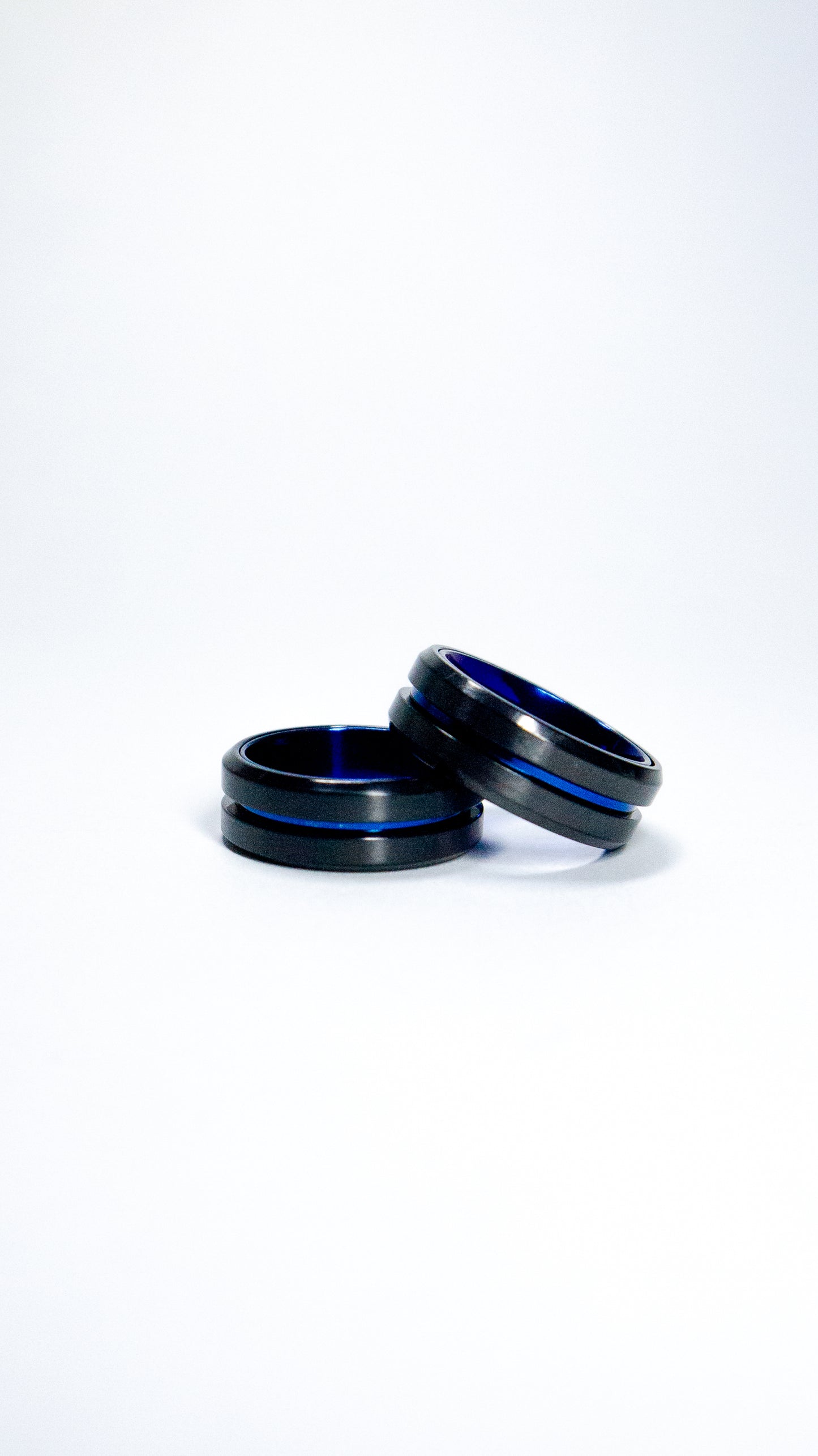 URBAN - Spinner Ring - Blue Flame