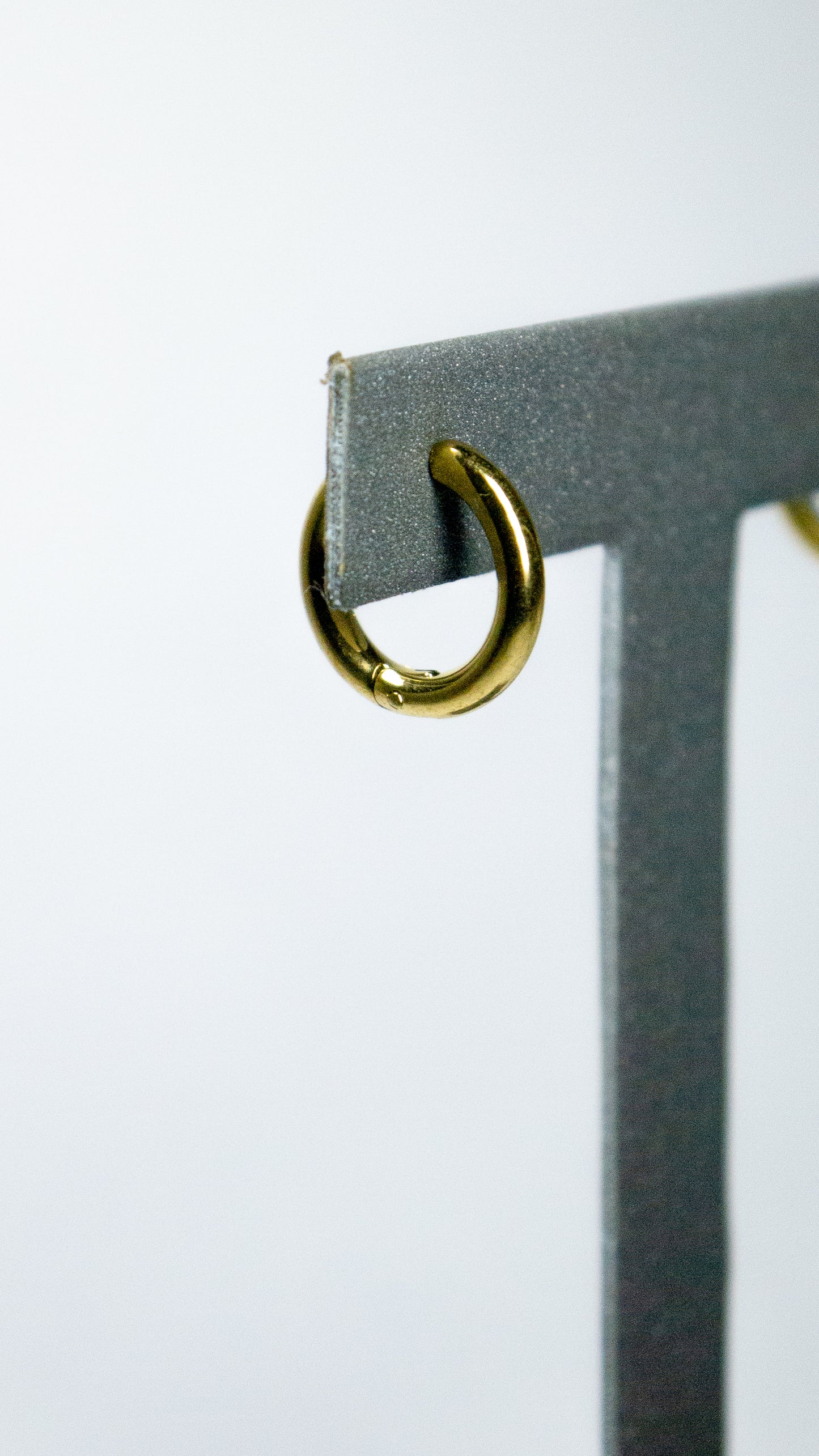 Argollas sin perforación Urban "Medium Gold"