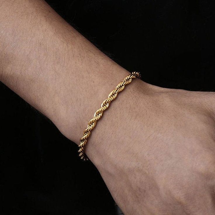 URBAN - Brazalete - Big Gold Twist