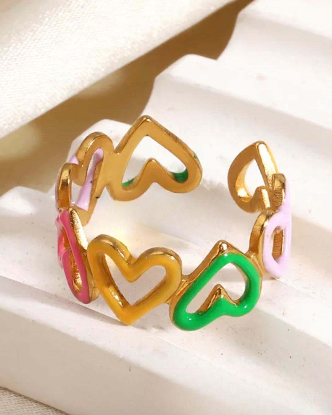 Anillo Color heart