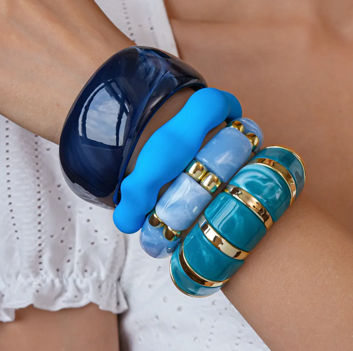 Brazalete Aqua baby blue