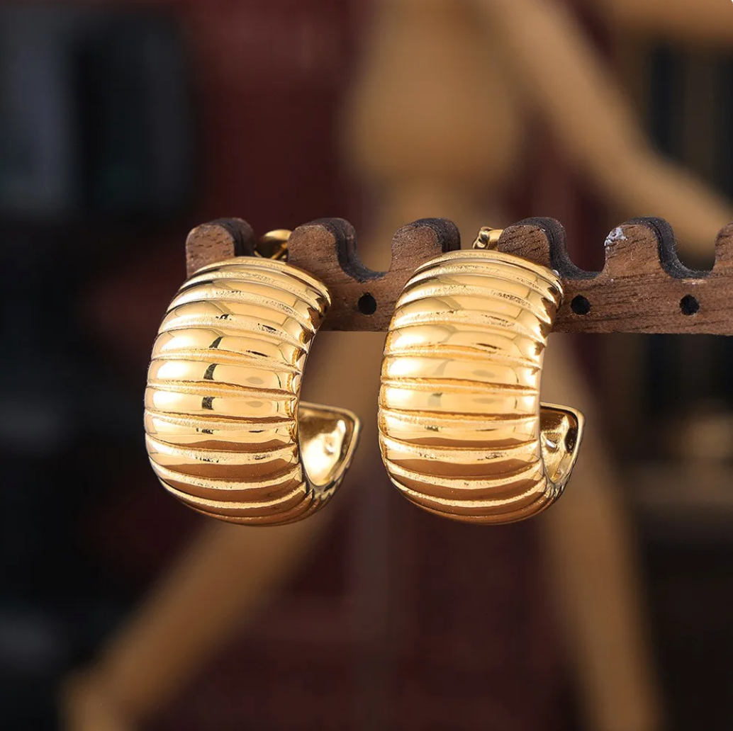 Chunky Rayadas Mid Hoops