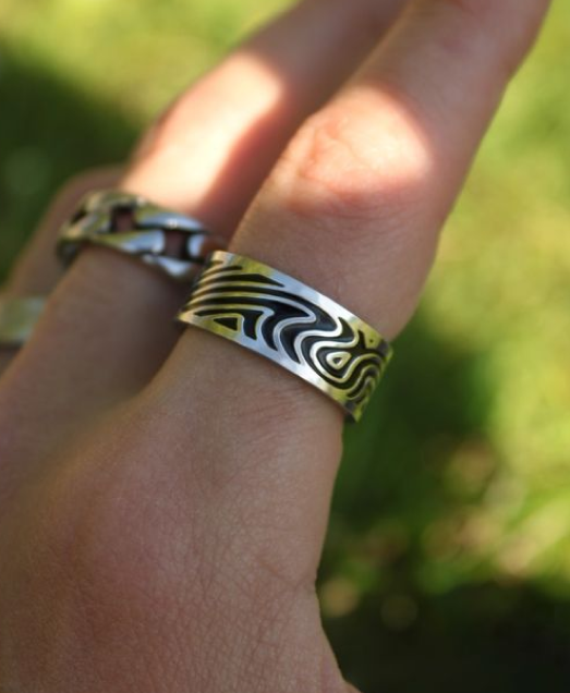 Anillo Urban "Finger Print"