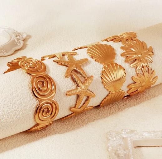 Brazalete tipo Bangle "UNDER THE SEA"