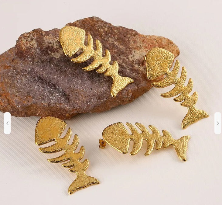 Pendientes Fish Bones
