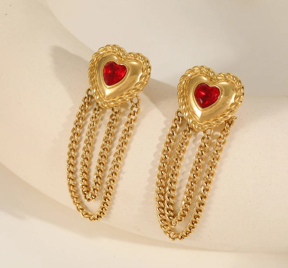 Pendientes Valentine Heart