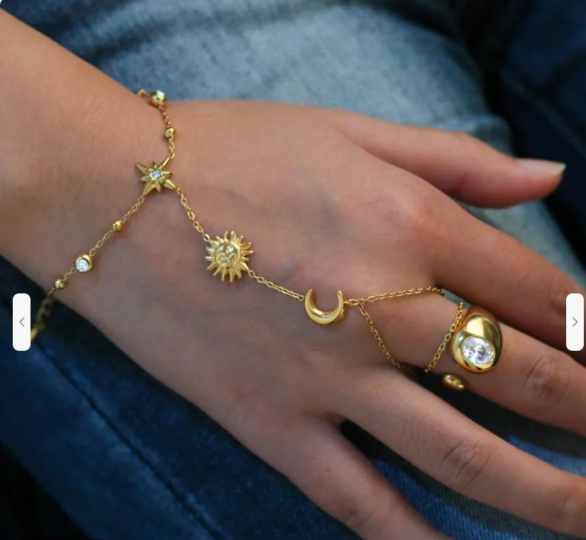 Brazalete con Anillo Constelación