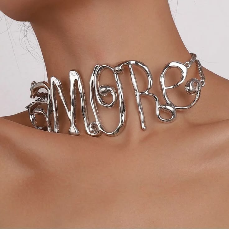 Collar tipo Choker Amore Silver