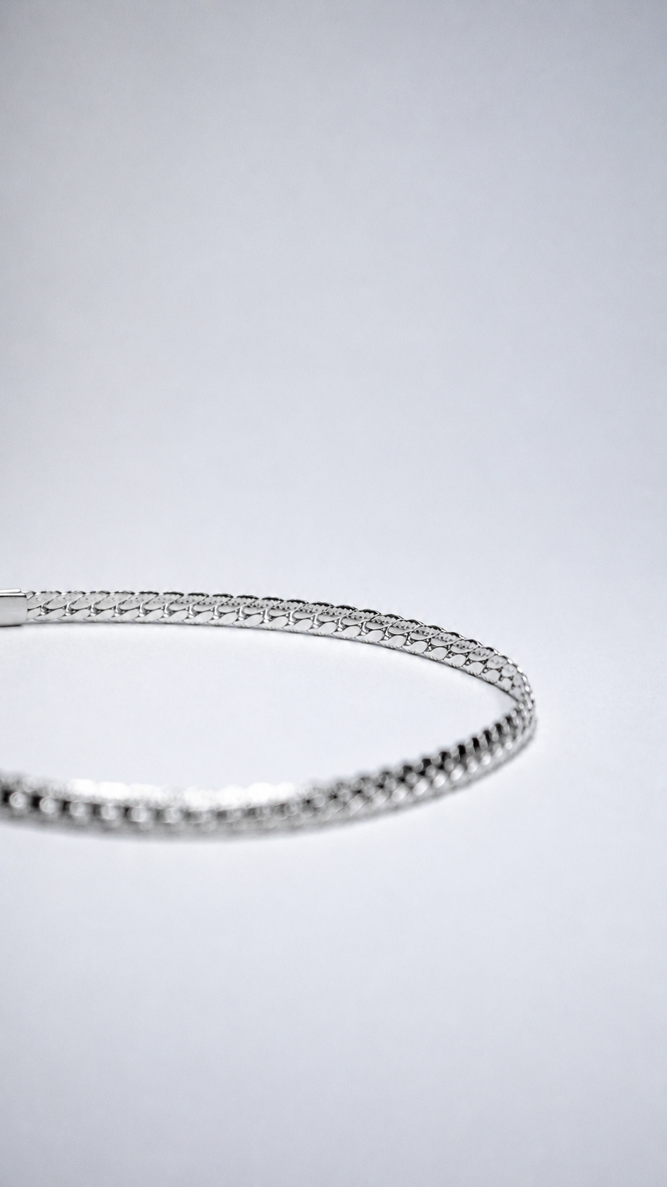 URBAN - Brazalete - Silver Snake Slim