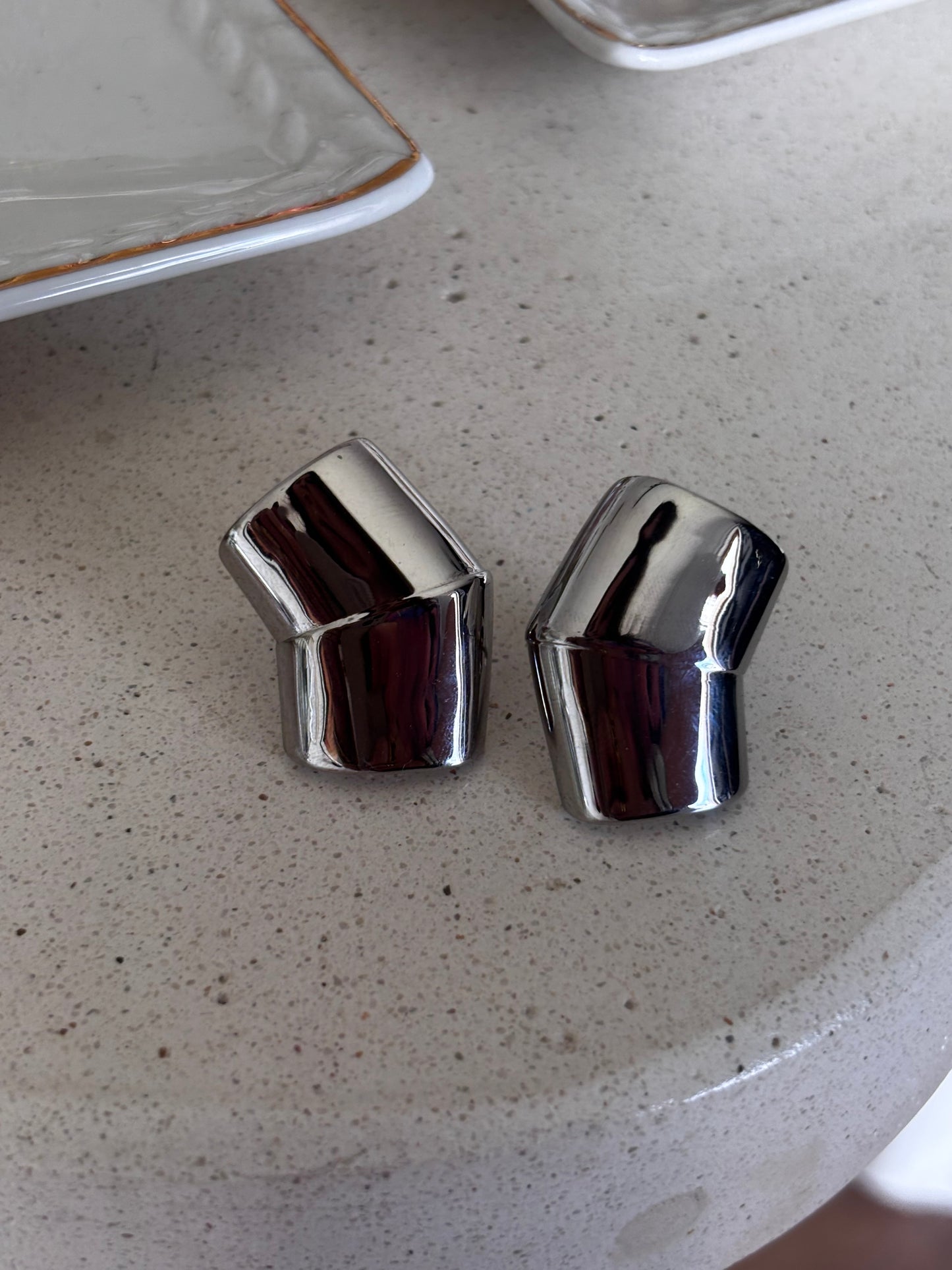 Pendientes Silver Square