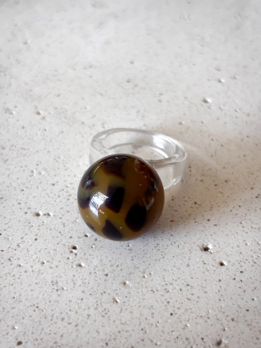 Anillo “ Brown lollipop”