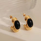 Pendientes Gold Caterpillar