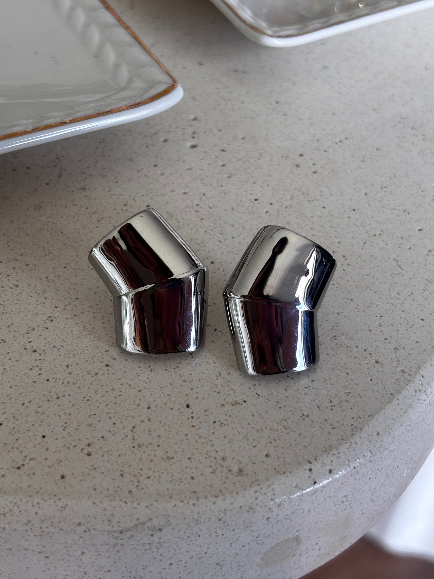 Pendientes Silver Square