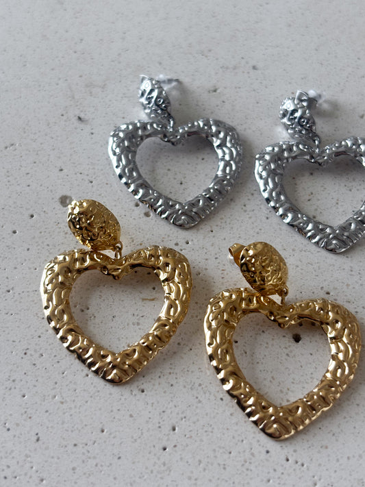 Pendientes hearts