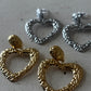 Pendientes hearts
