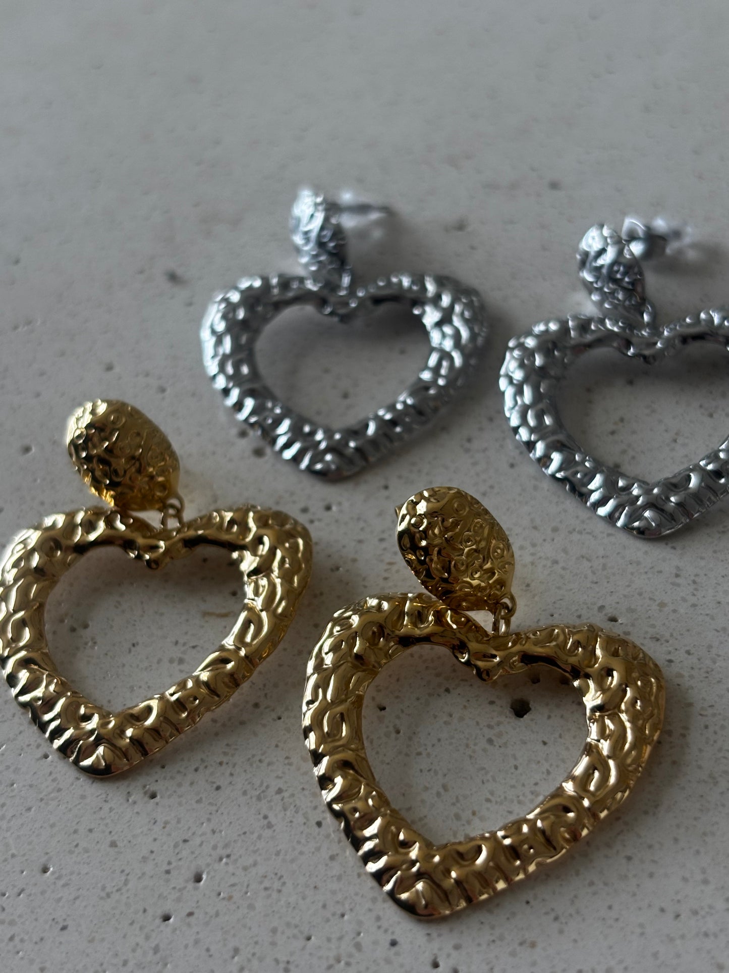Pendientes hearts