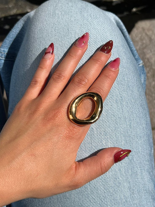 Anillo XO Chunky Maxy Circle