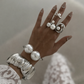 Brazalete Maka Pearl Silver