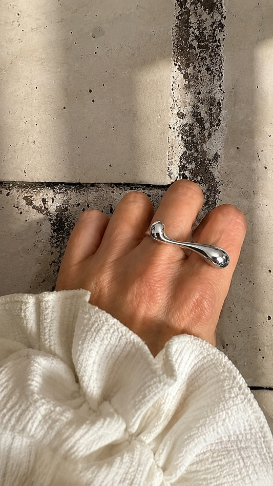 Anillo Silver Long Drip