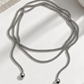 Collar Ajustable Ashly Silver
