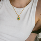 Collar Green Stone