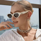Collar Silver Squares