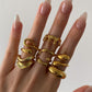 Anillo " Drip Triple"