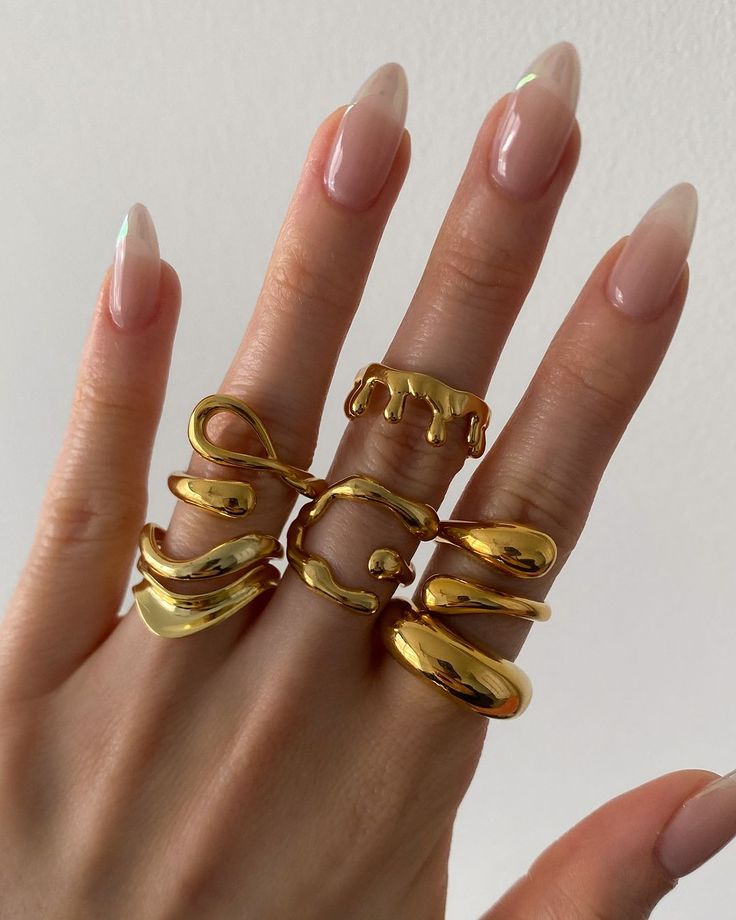 Anillo " Drip Triple"