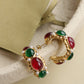 Pendientes Gemas Pearls Green