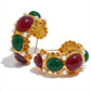 Pendientes Gemas Pearls Green