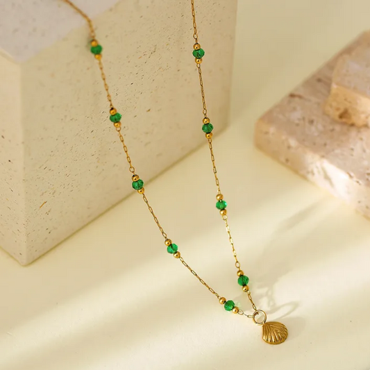 Collar green shell
