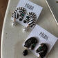 Pendientes Zebra